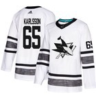 San Jose Sharks Trikot #65 Erik Karlsson Weiß 2019 All-Star NHL